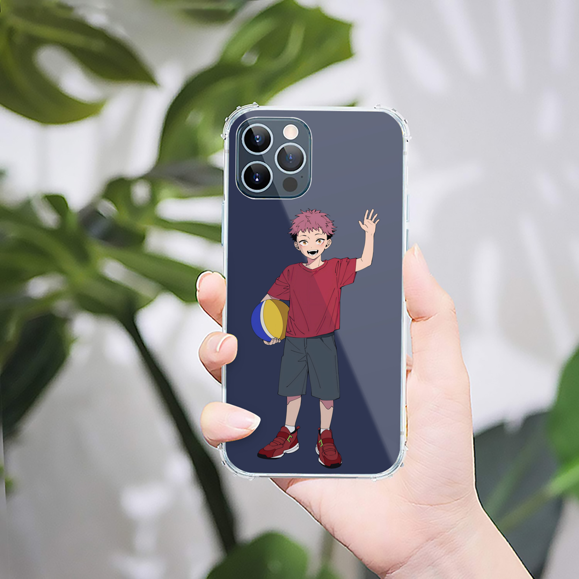 （画像用） 呪術廻戦 Jujutsu Kaisen 【iPhone 12シリーズ対応】透明スマホケース（クリアソフトケース）